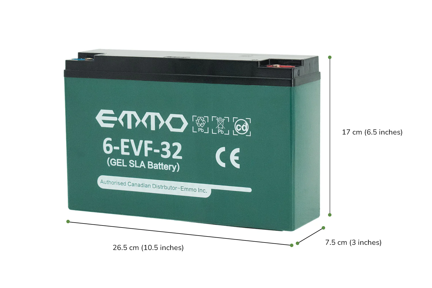 12V/32Ah Lead Acid Battery - Image 2