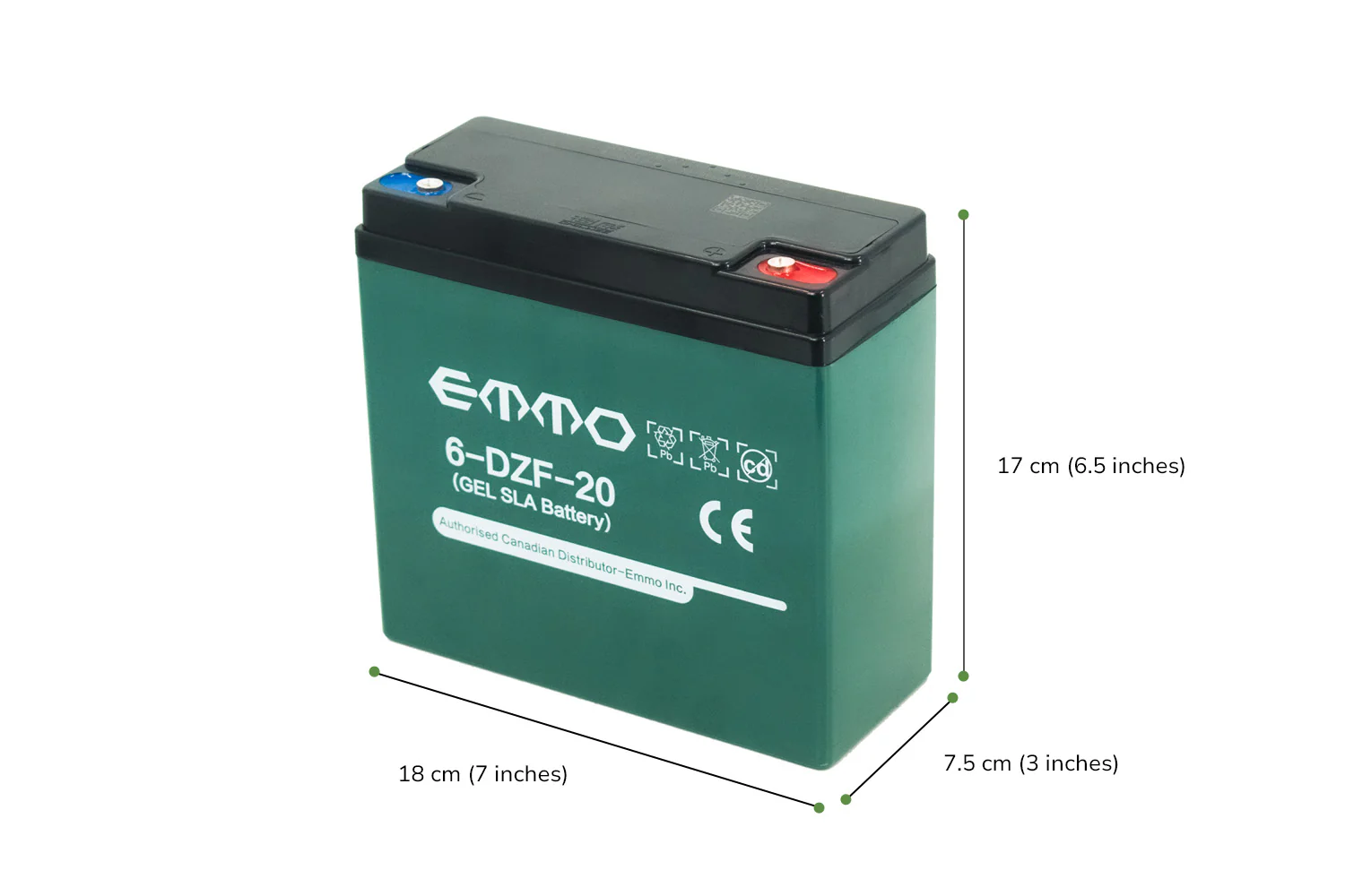 12V20Ah Lead Acid Battery - Image 2