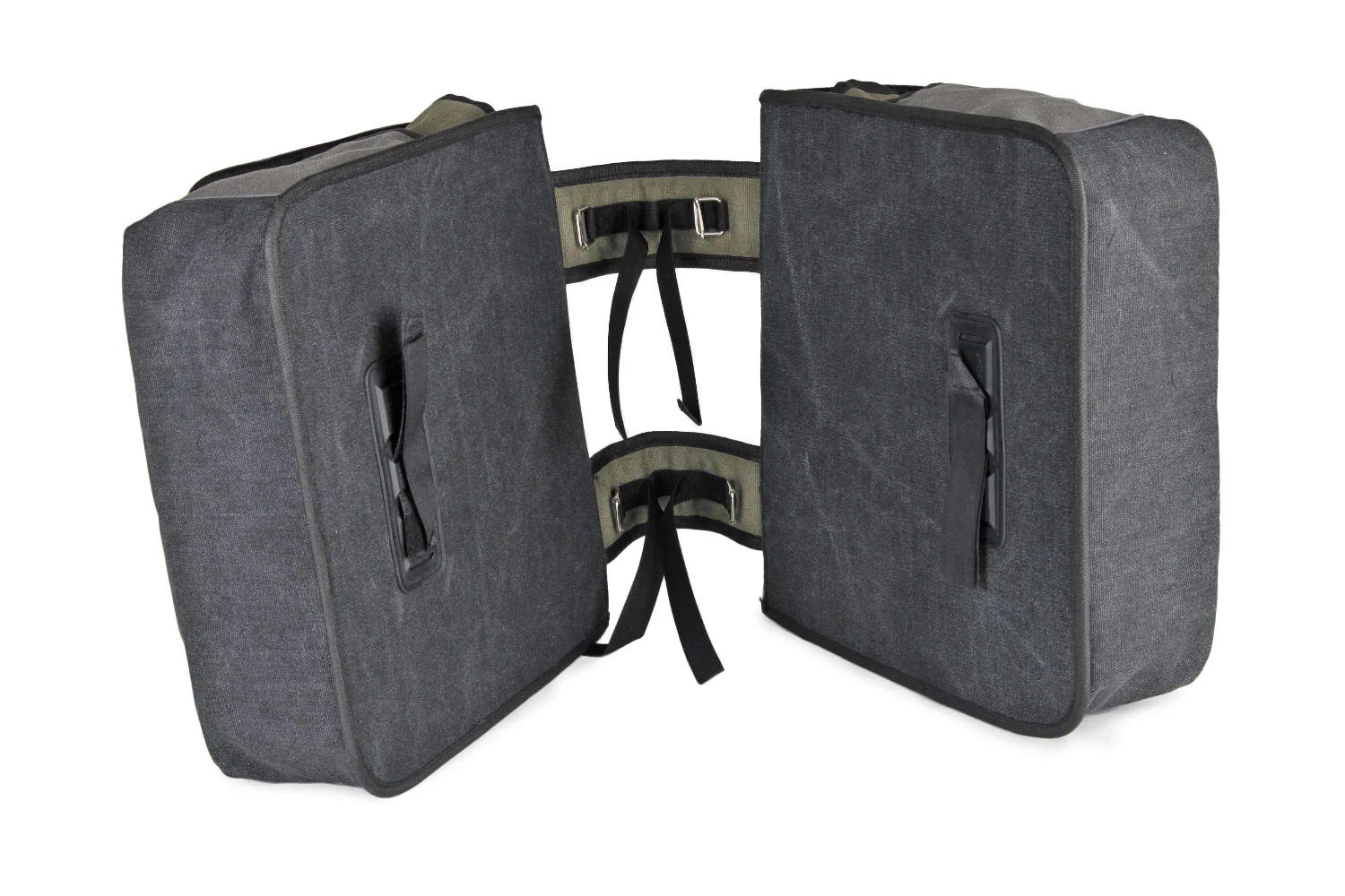 Canvas Bike Pannier Bag - Image 4