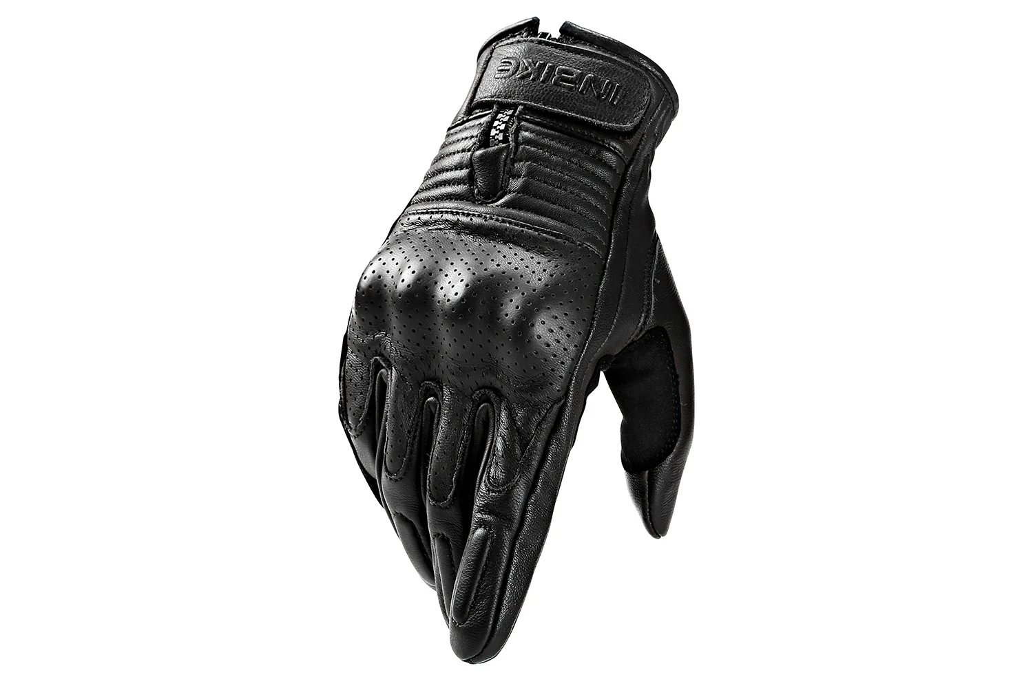 Leather motorcycle gloves - Image 2