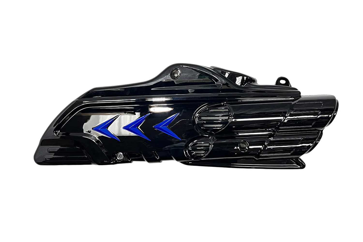 EMMO Scooter Style E-Bikes Left Swing Arm Cover Blue