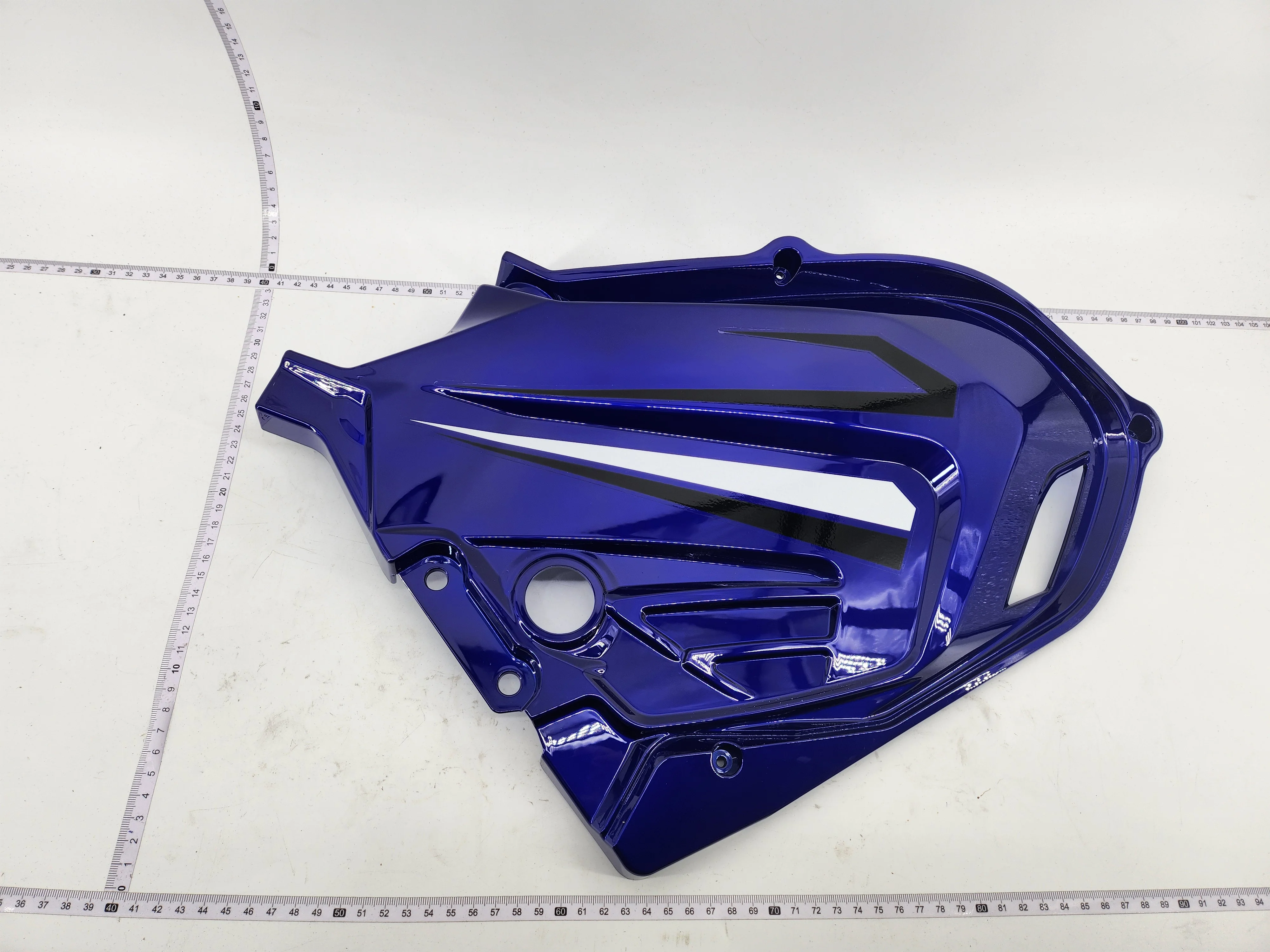 EMMO Zone II GTS, Zone II MAX Sports car right rear guard plate blue