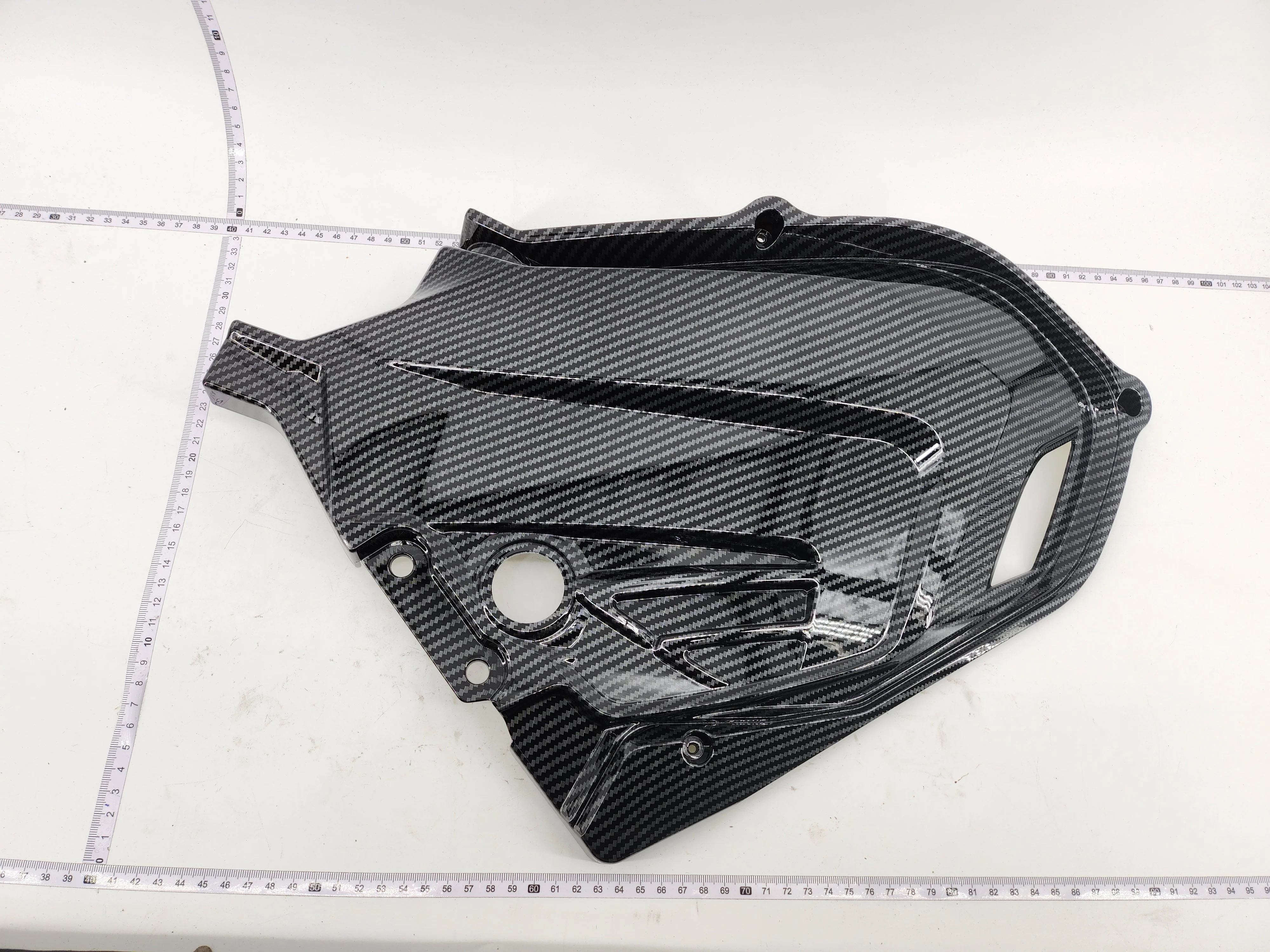 EMMO Zone II GTS, Zone II MAX Sports car right rear guard plate carbon fiber