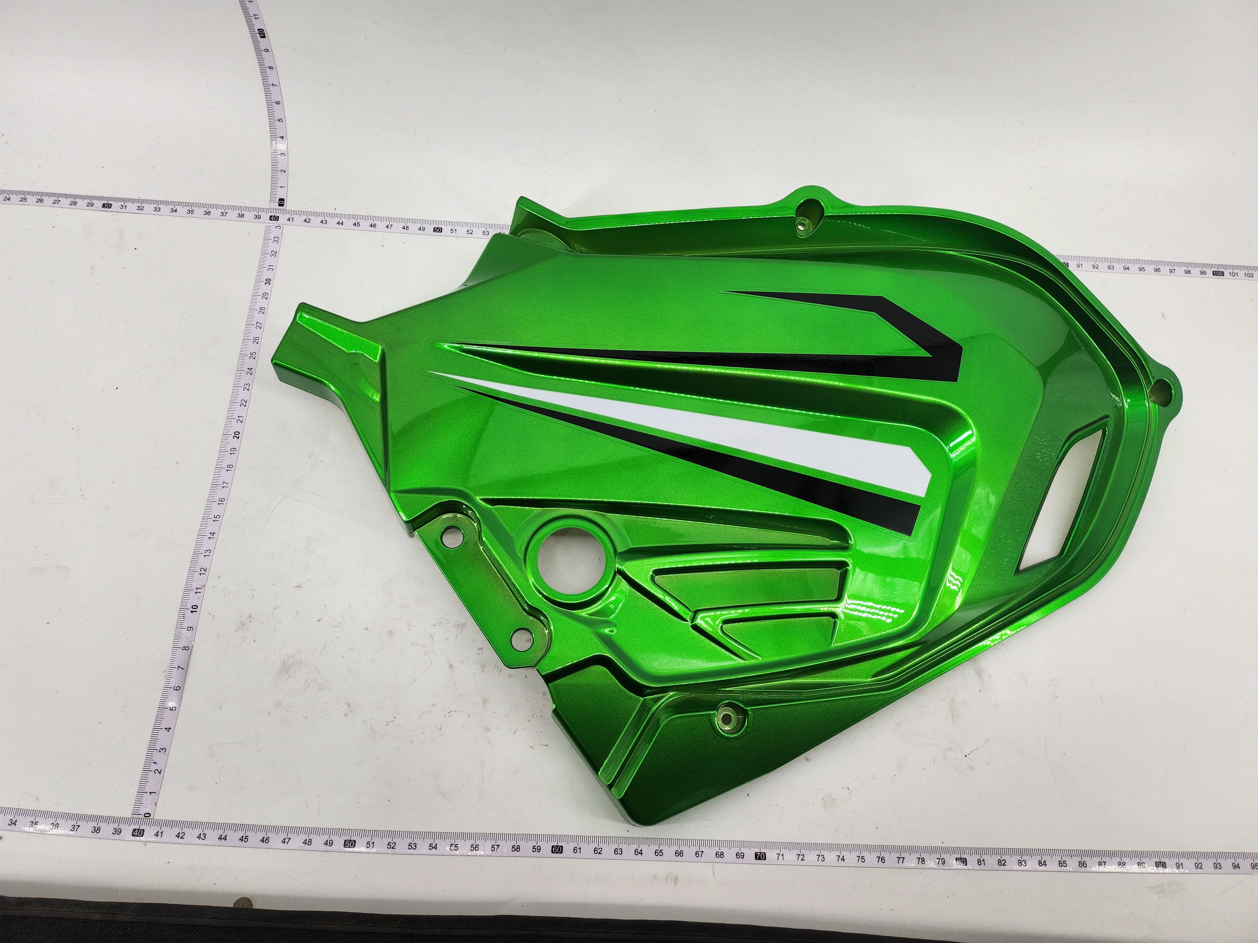 EMMO Zone II GTS, Zone II MAX Sports car right rear guard plate green