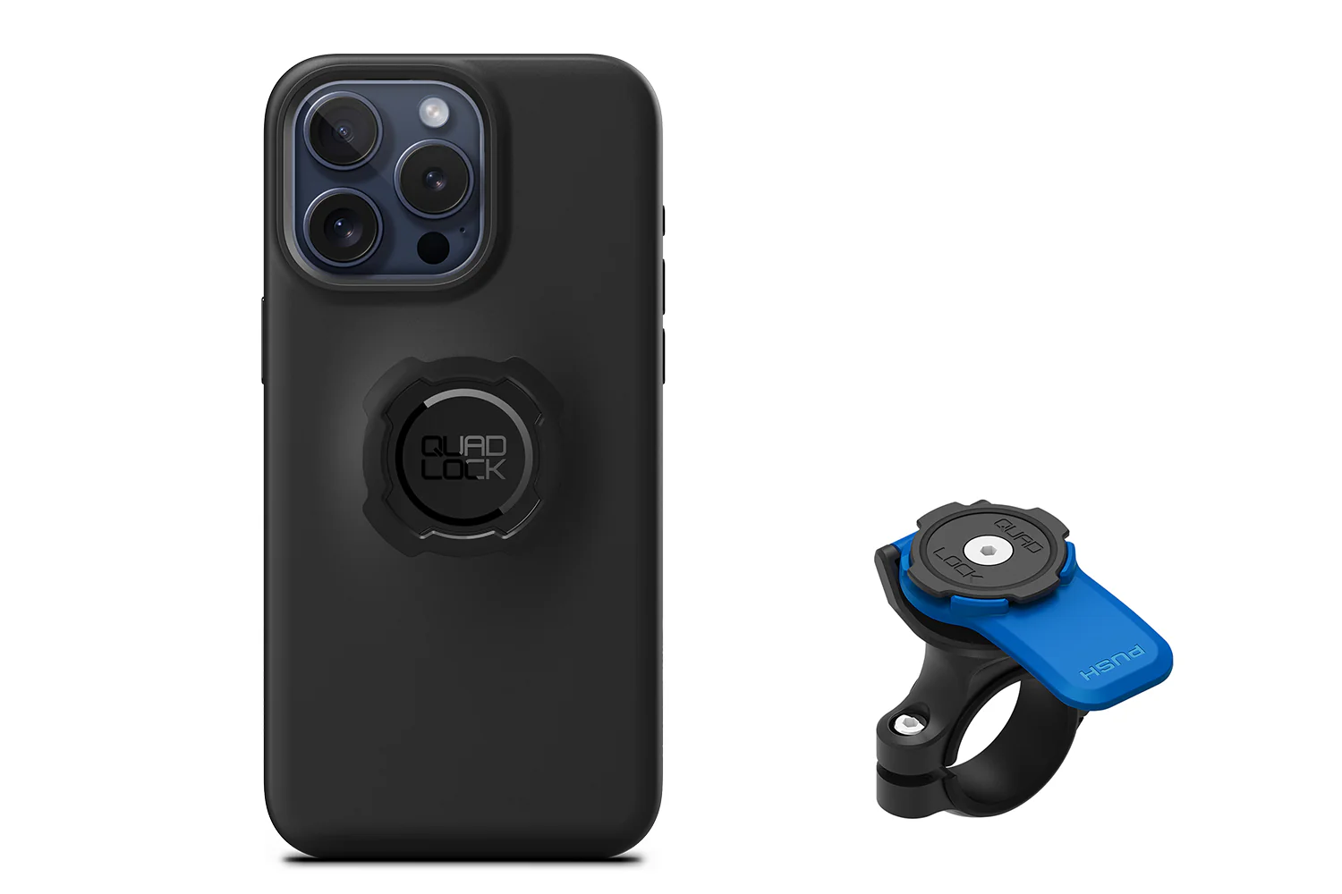 Quad Lock® iPhone Case + Motorcycle Handlebar Mount Combo - Image 10