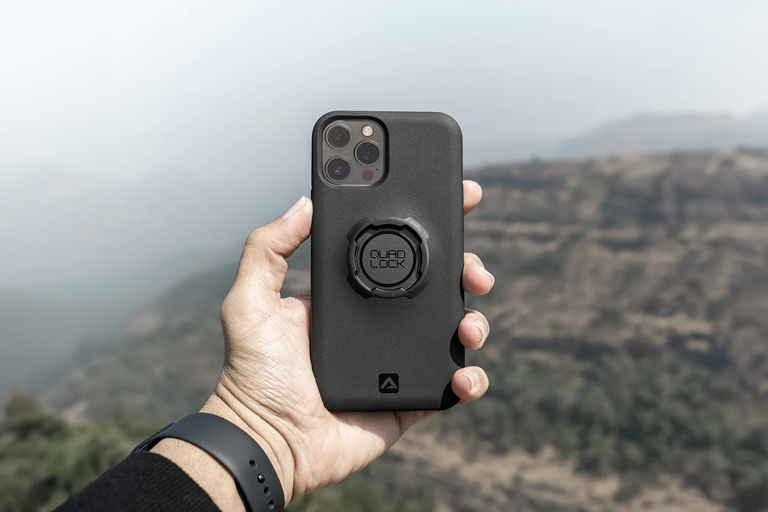 Quad Lock® iPhone Case + Motorcycle Handlebar Mount Combo - Image 2