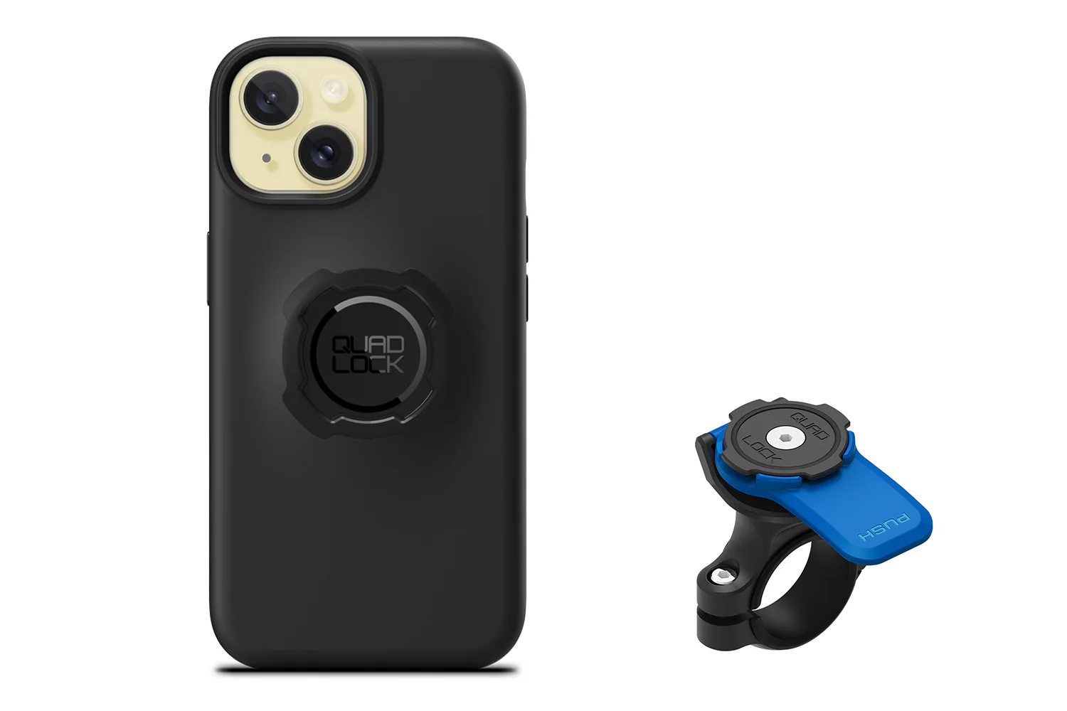 Quad Lock® iPhone Case + Motorcycle Handlebar Mount Combo - Image 7