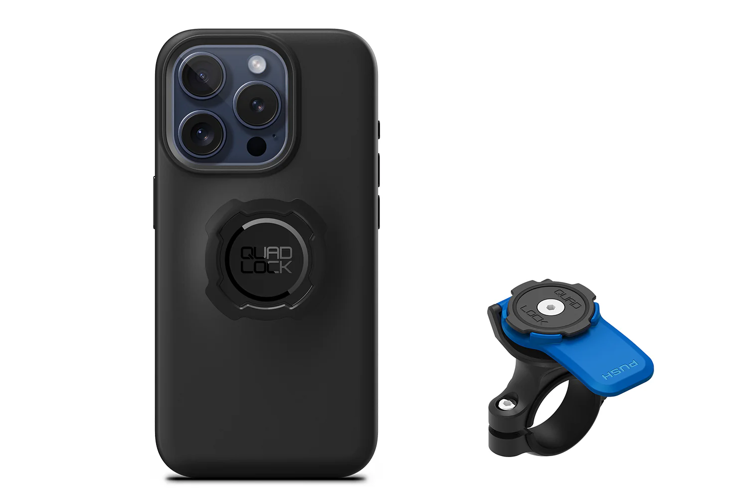 Quad Lock® iPhone Case + Motorcycle Handlebar Mount Combo - Image 8