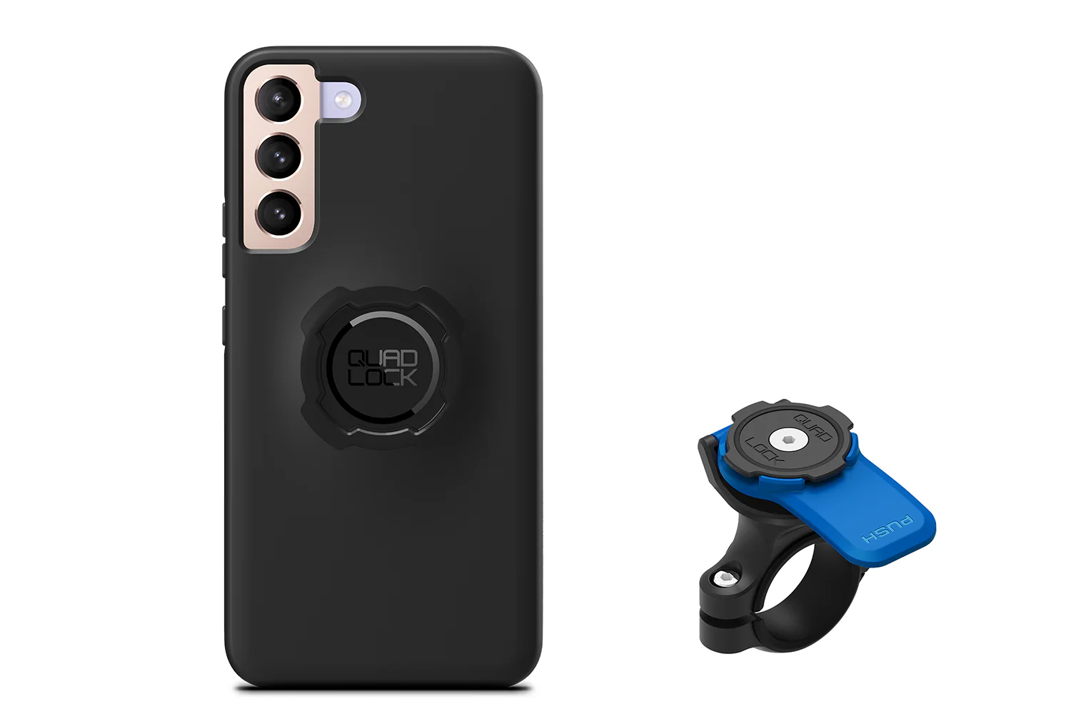 Quad Lock® Samsung Case + Motorcycle Handlebar Mount Combo - Image 11