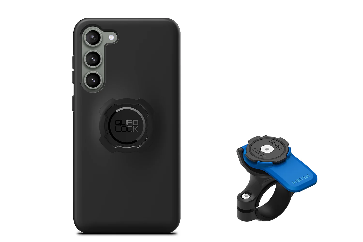 Quad Lock® Samsung Case + Motorcycle Handlebar Mount Combo - Image 8